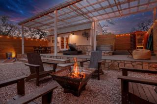 Secluded Luxury Couples Cabin with a Sauna and a Pool, Perfect for a Romantic Weekend in Texas Hill Country - 0