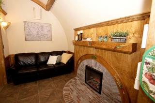 Charming Luxury Hobbit House with Private Hot Tub in Tranquil Woodlands on Littlefield Pond in Springvale, Maine - 9