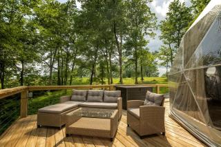 Amazing Pure Glamping Secluded Dome with Hot-tub in Grantsburg, Illinois - 5