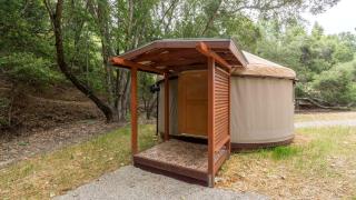 Chic Woodland Yurt Rental on a Wellness Ranch in Southern California - 3