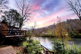 Romantic Riverfront Cabin with Pool Access in Blue Ridge, Georgia - 5