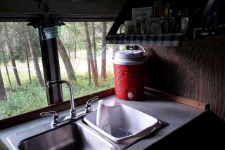 Unique Renovated School Bus for Camping in the Klamath National Forest, California - 7