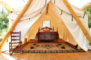 Secluded Safari Tent Perfect for a Glamping Getaway near Blue Lake, California - 7
