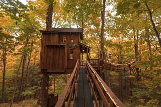 Magical Tree House Rental in the Woods near Syracuse for Glamping in New York State - 5