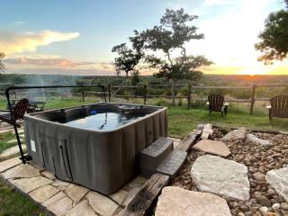 Vacation Cabin Rental with Hot Tub and Fire Pit in Fredericksburg, Texas - 4