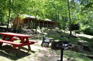 Lovely Rustic Cabin Secluded in the Woods near Maggie Valley, North Carolina - 6