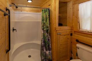 Texas State Glamping Getaways to Nature in this Cute Log Cabin near Austin - 2