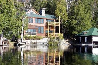 Stunning Waterfront Cabin with a Boathouse on Tupper Lake in New York - 0
