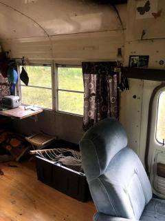Vintage Short Bus Vacation Rental Nestled in the Forest near North Conway, New Hampshire - 6