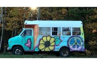 Vintage Short Bus Vacation Rental Nestled in the Forest near North Conway, New Hampshire - 4