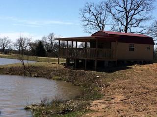 Rustic Cabin Rental with a Fishing Pond in Allen, Oklahoma - 0