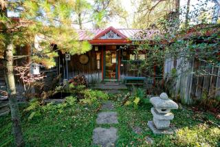Cozy Cabin Rental with Deck Overlooking a Ravine in Grantsburg, Wisconsin - 0
