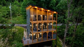 Brand-New Luxury Cabin with Game Room & Hot Tub near Downtown Gatlinburg, TN - 0