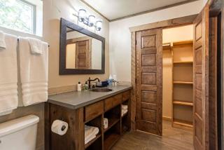 Two-Bedroom Cabin Rental with Fully Equipped Kitchen near Fredericksburg, Texas - 1