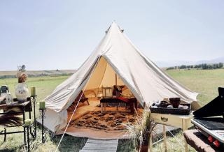 Romantic Bell Tent with Spectacular Countryside Views in Montana - 5