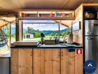 Beautiful Secluded Tented Cabin with Fire Pit in Sevierville, Tennessee - 5