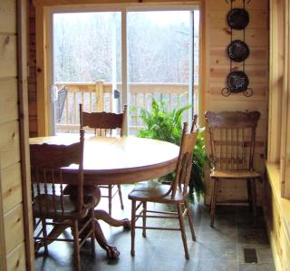 Two-Story Log Cabin Rental with a Hot Tub near Upper Meramec River, Missouri - 3