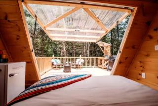 Cozy Modern A-Frame with Private Access Trail to Black Creek in Robbins, Tennessee - 4