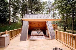 Cozy Modern A-Frame with Private Access Trail to Black Creek in Robbins, Tennessee - 8