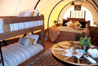 Ohio Glamping Destination in this Covered Wagon in Arcanum - 5
