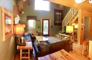 Cozy and Spacious Log Cabin Rental near Burt Lake State Park in Michigan - 2