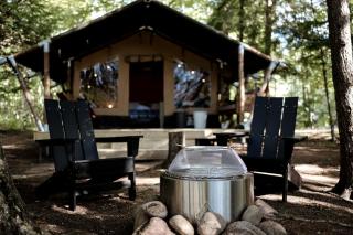 Outstanding Safari Tent with Fire Pit and Nice Sights in North Woodstock, New Hampshire - 8