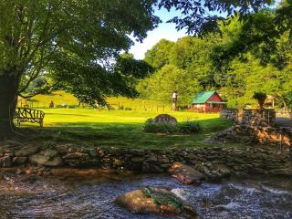 Romantic Farm-Stay Cabin with Petting Zoo & Hot Tub near Boone, NC - 5