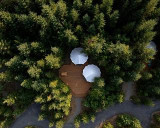 Large and Spacious Double Bell Tents Great for Families in Carson, Washington - 4