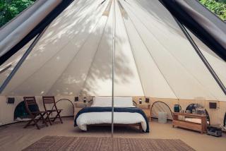Cute Bell Tent in Carson for Columbia Gorge Glamping in Washington - 4