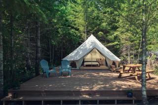 Cute Bell Tent in Carson for Columbia Gorge Glamping in Washington - Carson - 5