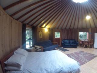 Secluded Lakefront Yurt with Private Beach near Portland, Oregon - 9