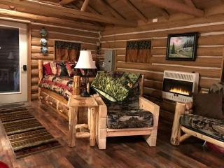 Authentic Log Cabin Rental for a Family Camping Getaway near Chase Lake, New York - 1