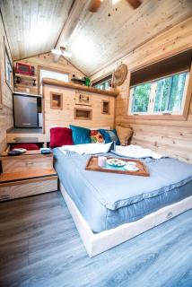 Snug and Cozy Tiny House Rental near Fairbanks for Glamping in Alaska - 7