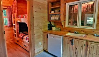 Luxurious Log Cabin Rental with a Fishing Pond in Cherry Log, Georgia - 1