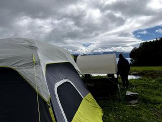 Luxury Camping Tent Overlooking Kachemak Bay in Homer, Alaska - 3