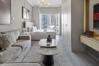 Chic Jlt Studio Lake View Metro 5min Marina - 6