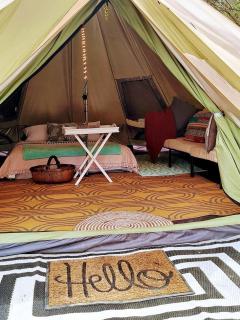 Creekside Glamping Heaven with Comfy Interior in Cosby, Tennessee - 3