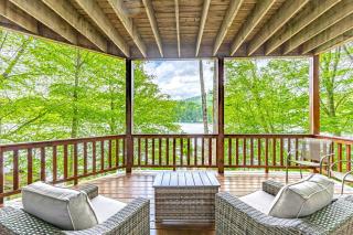 Enormous Cabin Retreat with Beautiful Views and Private Dock in Topton, North Carolina - 4