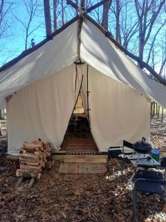 Cozy Treehouse Tent with Forest Trails near Waterfalls in Cumberland Plateau, TN - 1