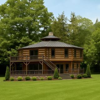 Upscale Rustic Cabin Surrounded by Spacious Pennsylvania Countryside near Pine Creek Gorge - 0