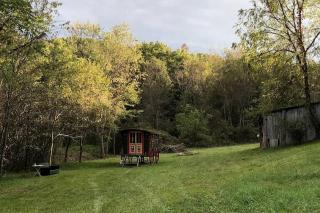 Romantically Rustic Gypsy Caravan Rental for Glamping in Virginia - 3