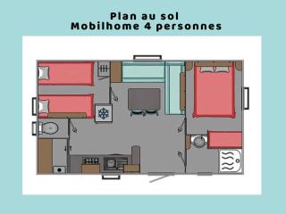 Escale Nature - Bungalow F14 pour 4 au camping Le Ried - 9