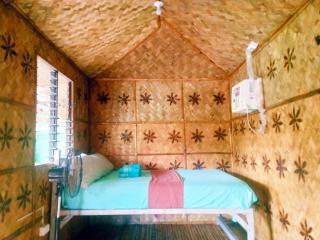 Hilltop chalet, with AC, private bathroom, kitchen & balcony with views - 0