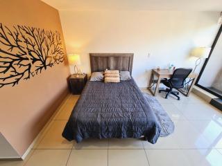 S02 SUITE para 1 A 2 PAX Premium Suite Frente al TEC CEM con Cocineta WiFi Balcón Parking Terraza - 9