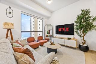 Pistachio Pecan - Sea View - Luxury 1 BR Apartment at JBR Beach - 0