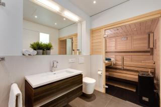 Harbour Lodge: Meerblick, Terrasse, Balkon, finnische Sauna, Kaminofen - 6