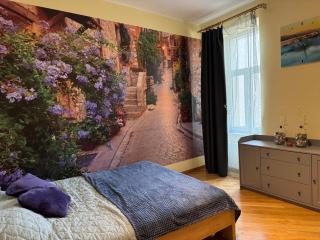 Large 75m APARTMENT ERNESTA near TC Origo with one room with balcony and second room with kitchen for max 5 persons - Riga - 3