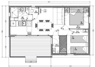 Résidence Camping La Buidonniere - Chalet confortable et lumineux en pleine nature MAE-1073 - 2