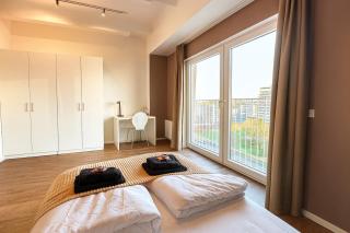 Homely! Skyview 2-Room Apartment, Airport, Fair, Rooftop, Gym! - 9