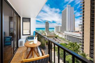 Fully Renovated Ocean View - Near Waikiki Beach & Free Parking - 0